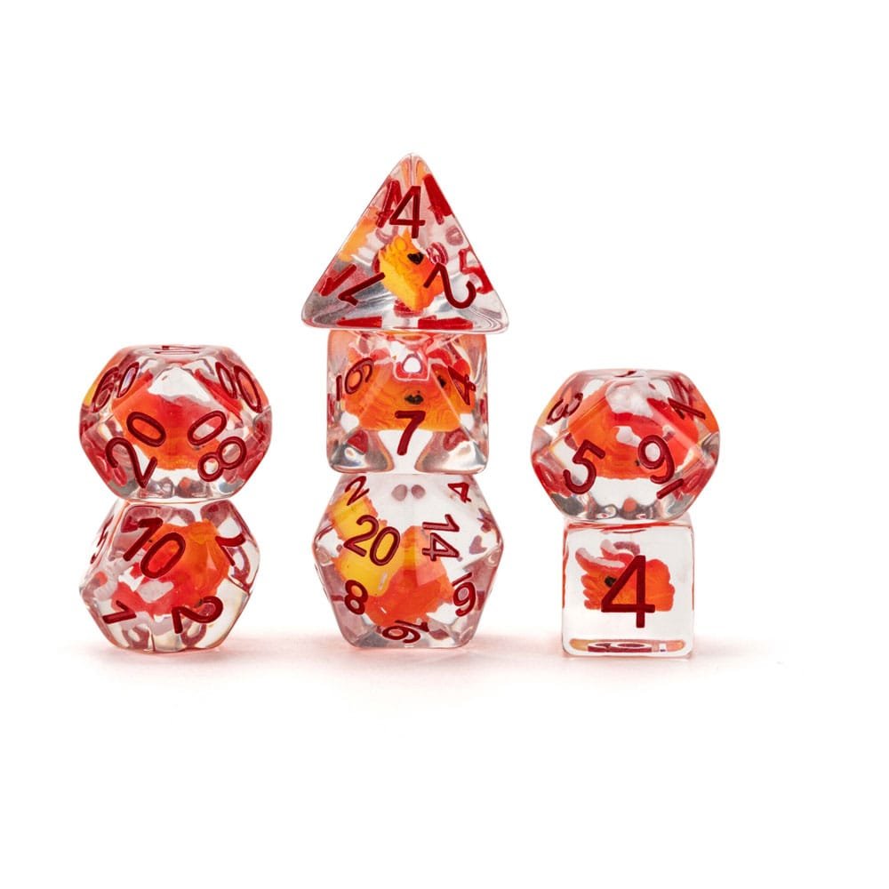 Dragon Storm pack dés Inclusion Red Dragon (7) - Dragon Storm