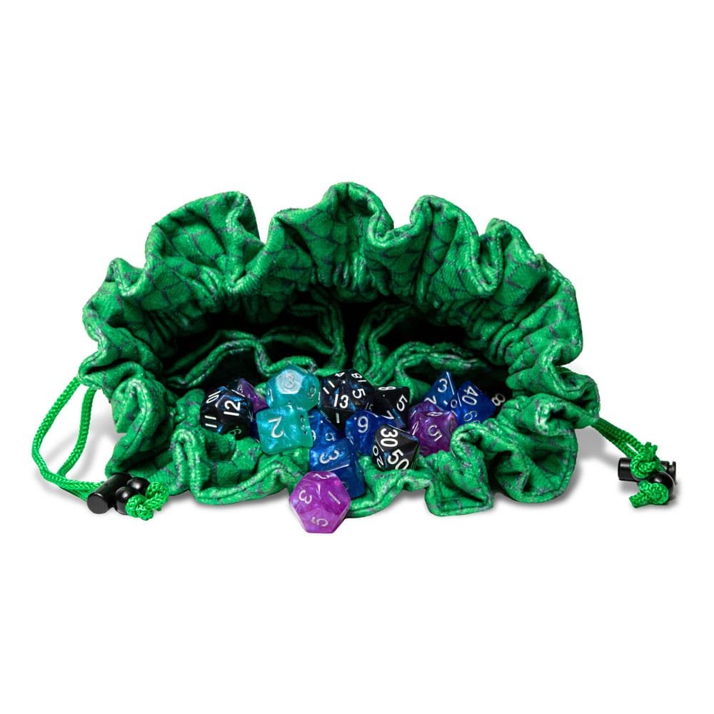Dragon Storm Sac à dés avec compartiments Green Dragon Scales - Dragon Storm