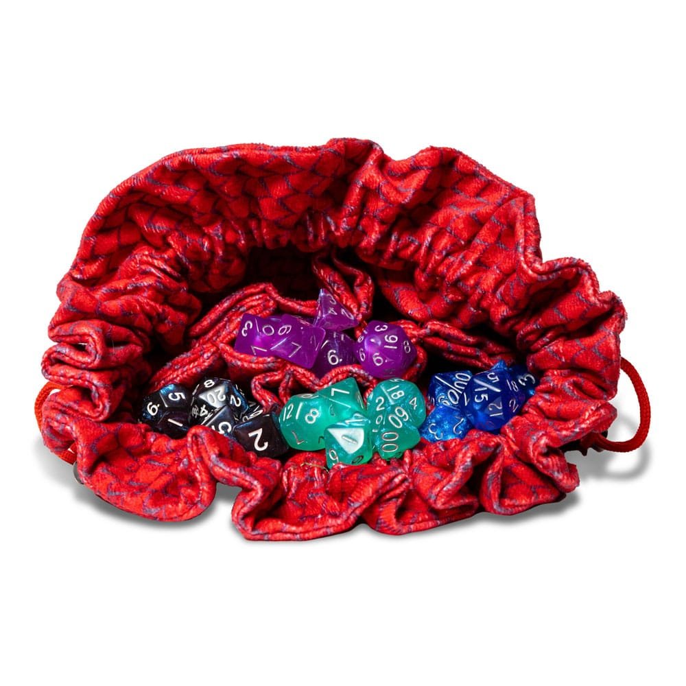 Dragon Storm Sac à dés avec compartiments Red Dragon Scales - Dragon Storm