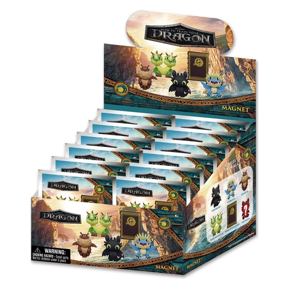 Dragons Blind pack aimants Series 1 Display (12)