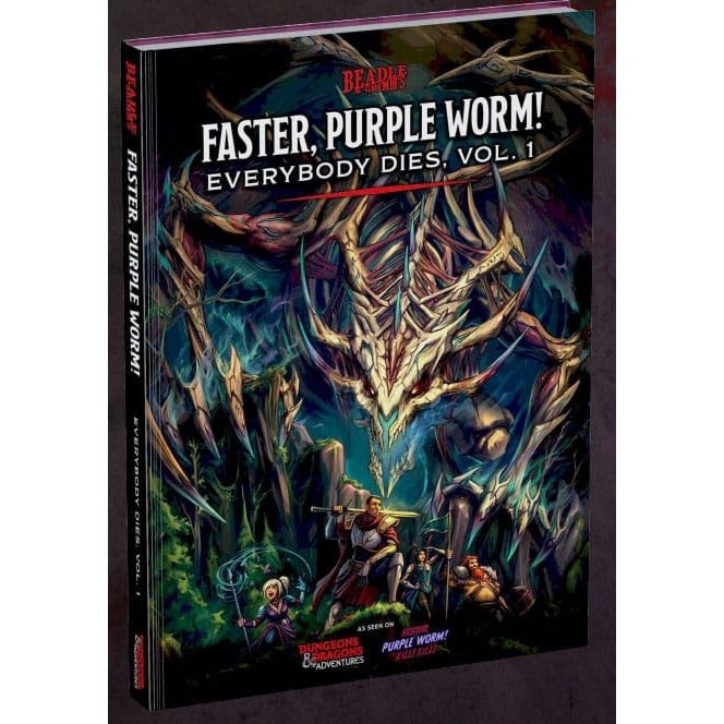 Dungeons & Dragons Adventure Book Faster, Purple Worm *Anglais* - type-serre-livres