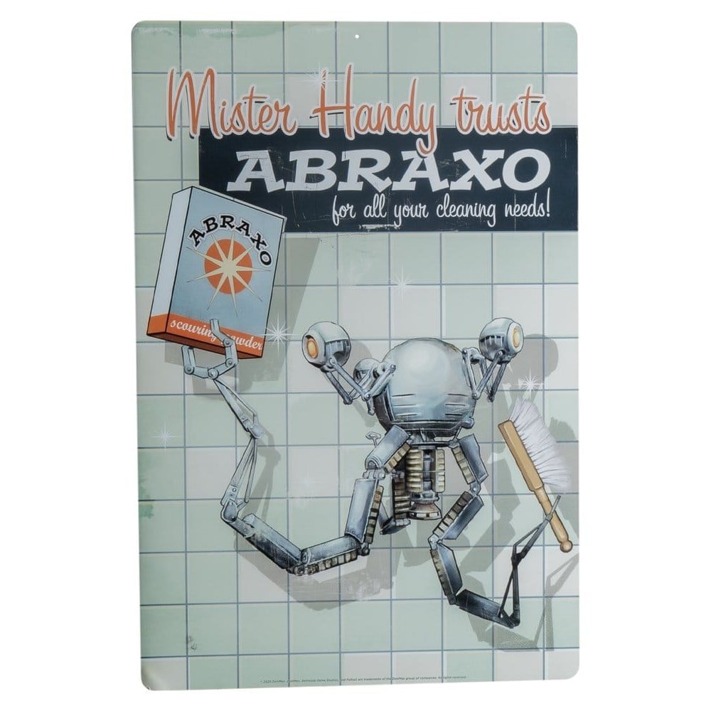Fallout panneau métal Mr. Handy - type-plaques-metal