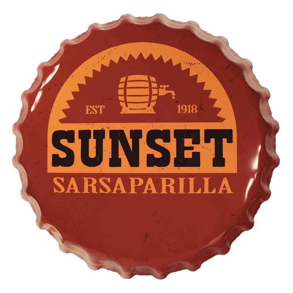 Fallout panneau métal Sunset Sarsaparilla Bottle Cap - type-plaques-metal