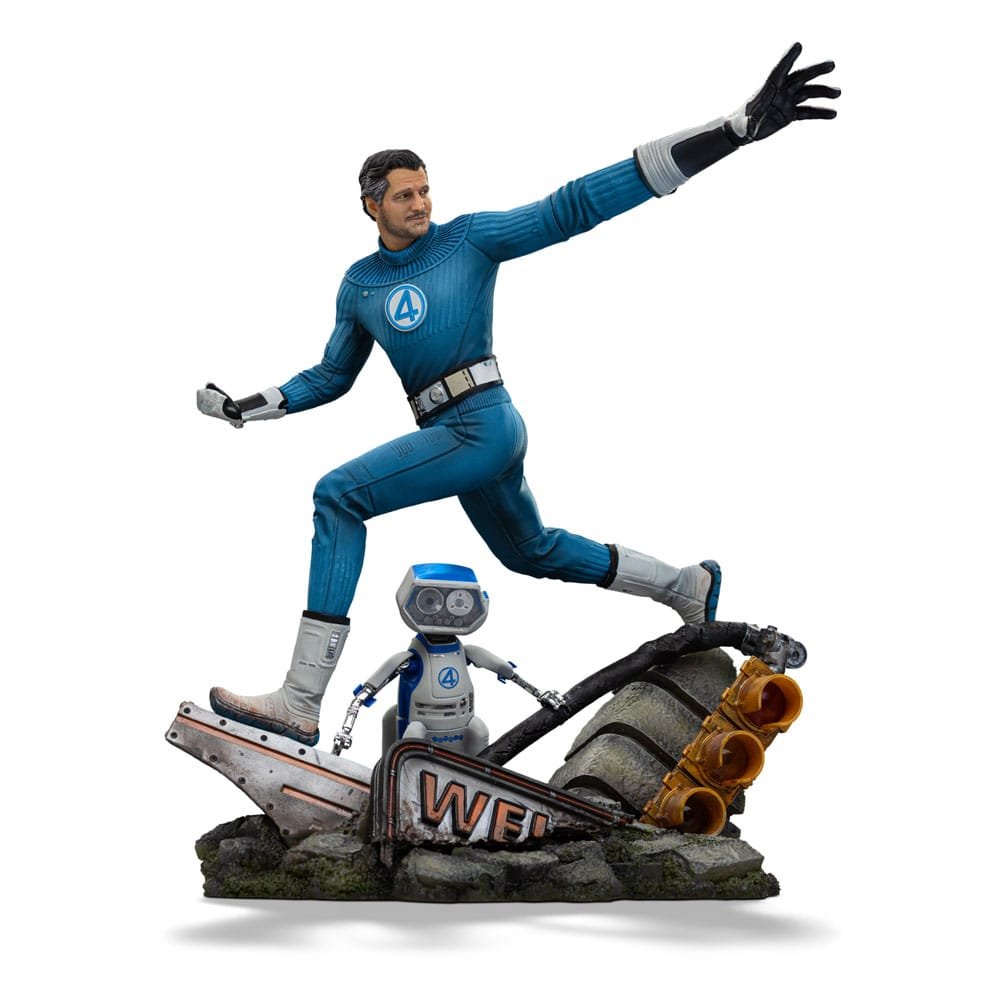 Fantastic Four statuette 1/10 Art Scale Mr. Fantastic and H.E.R.B.I.E 26 cm - Les 4 Fantastiques