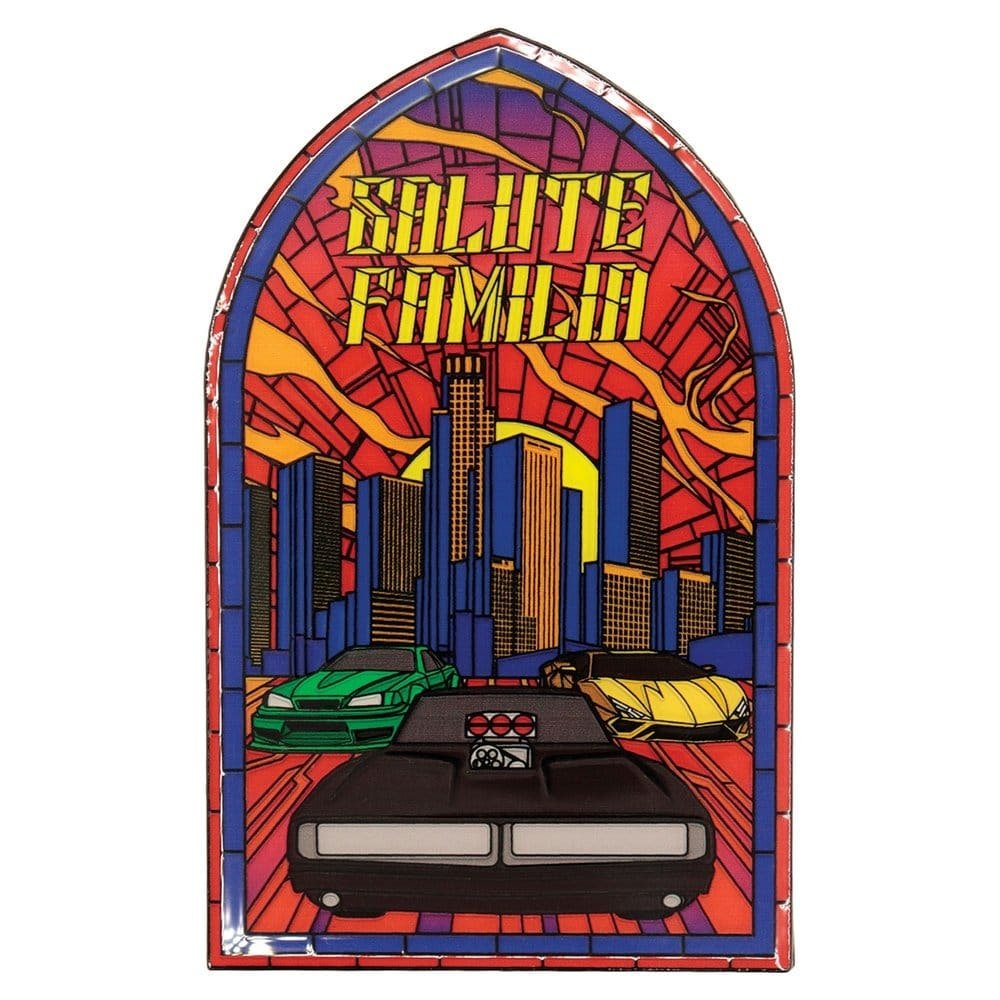 Fast & Furious Lingot Stained Glass Style Metal - type-pieces-de-monnaie
