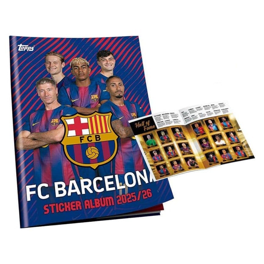 FC Barcelona 2025/26 album pour stickers Set