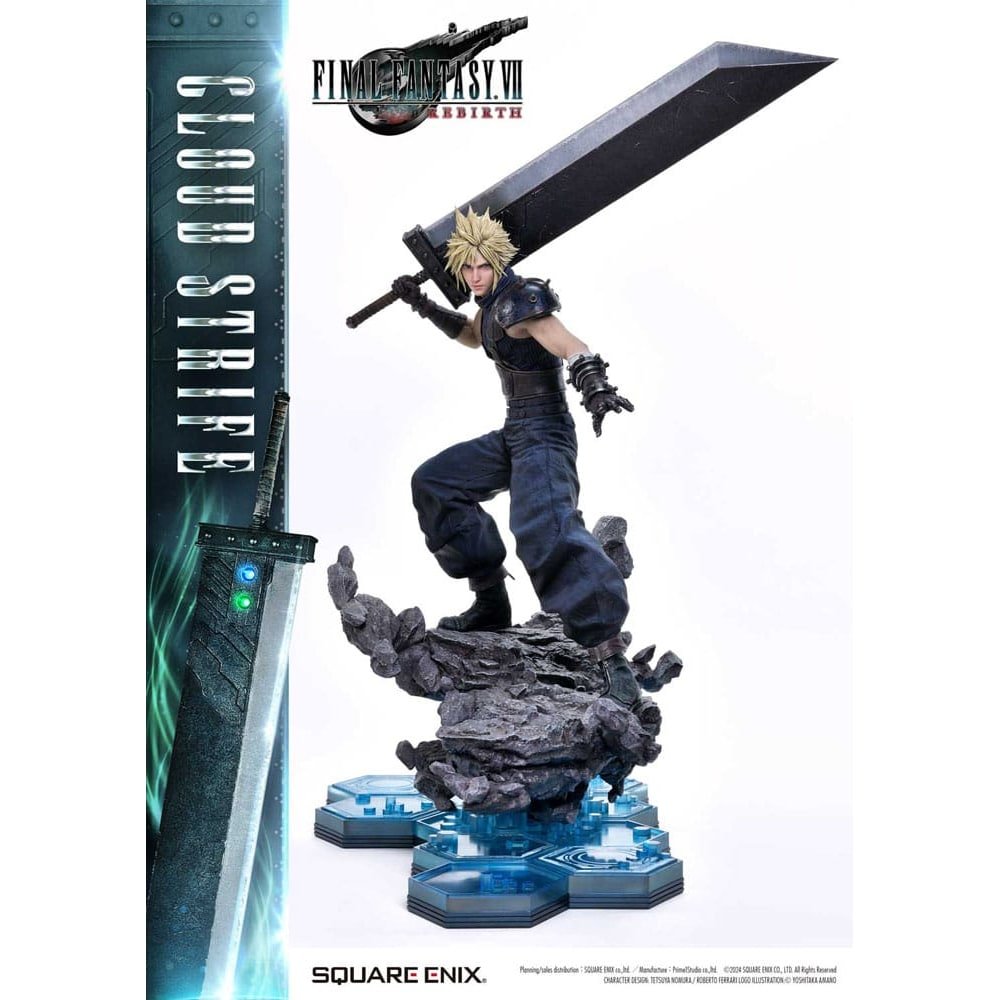 Final Fantasy VII Rebirth statuette 1/4 Cloud Strife 68 cm
