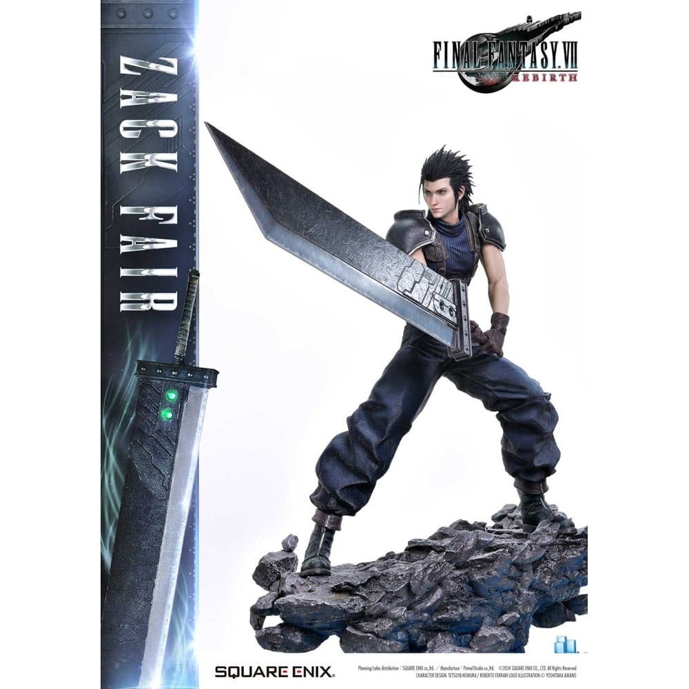 Final Fantasy VII Rebirth statuette 1/4 Zack Fair 57 cm