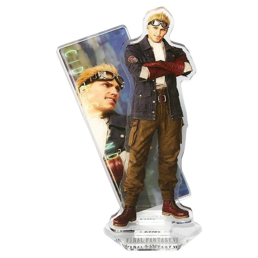 Final Fantasy VII Rebirth Support Acrylique Cid Highwind 14 cm