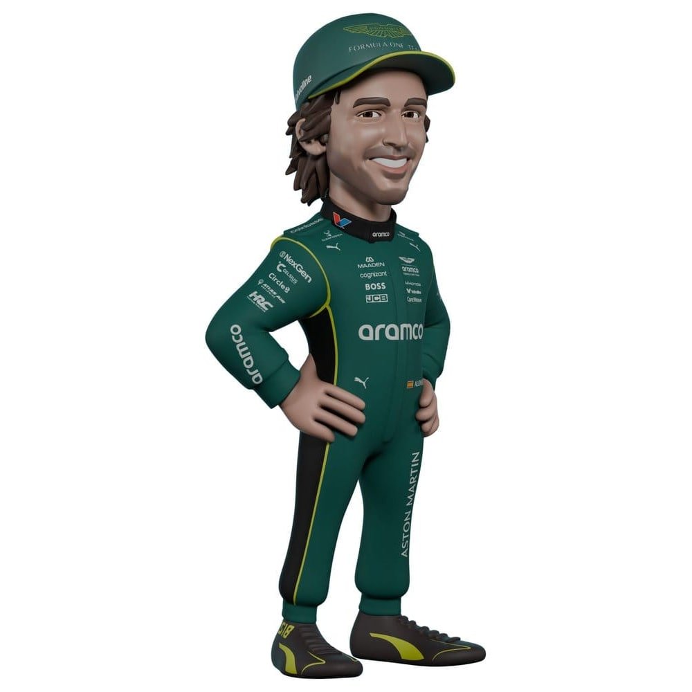 Formule 1 Minix Figurine Fernando Alonso (Aston Martin) 12 cm - theme-sport-auto