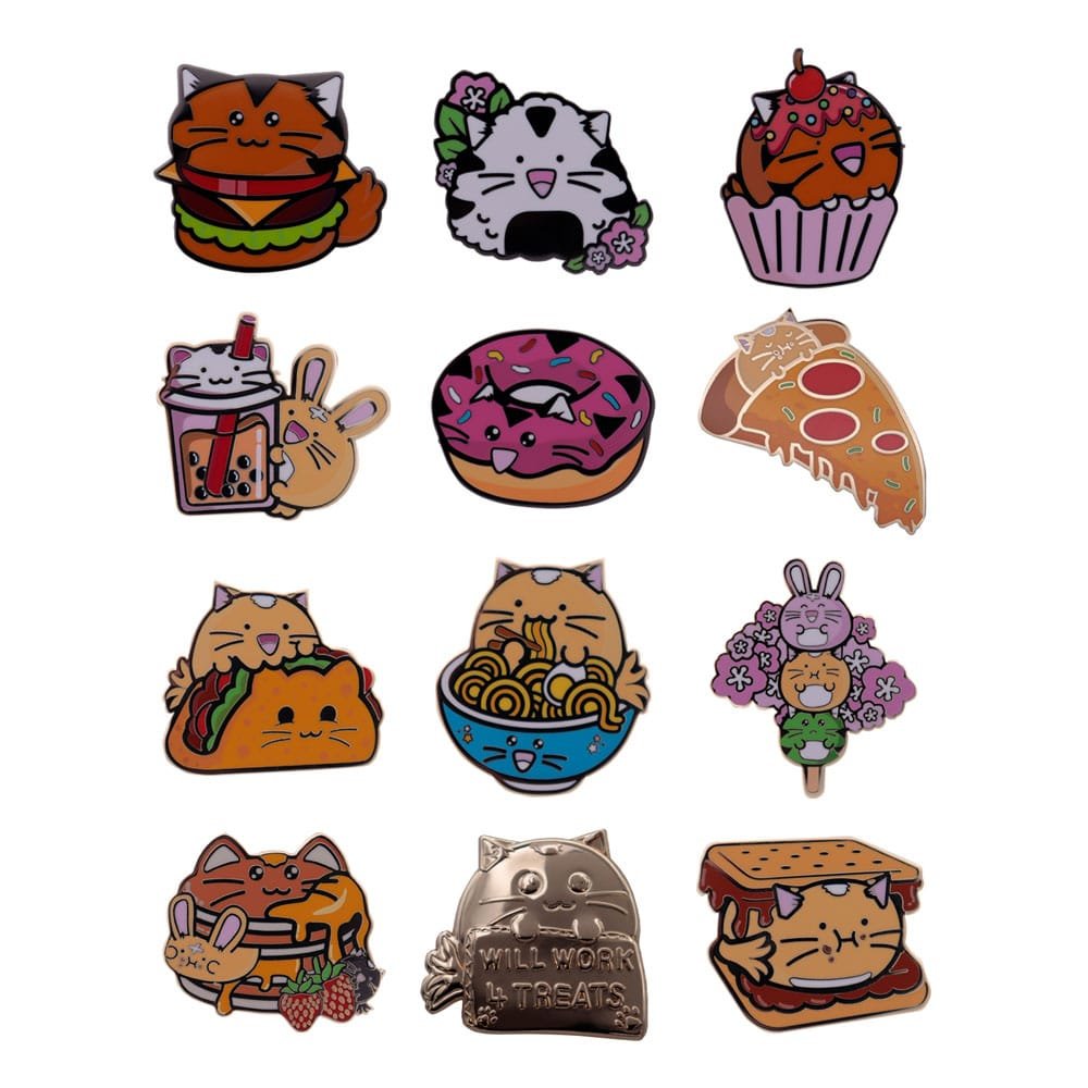 Fuzzballs présentoir Pin's Mystery Pin Badge (12) - type-badges-broches