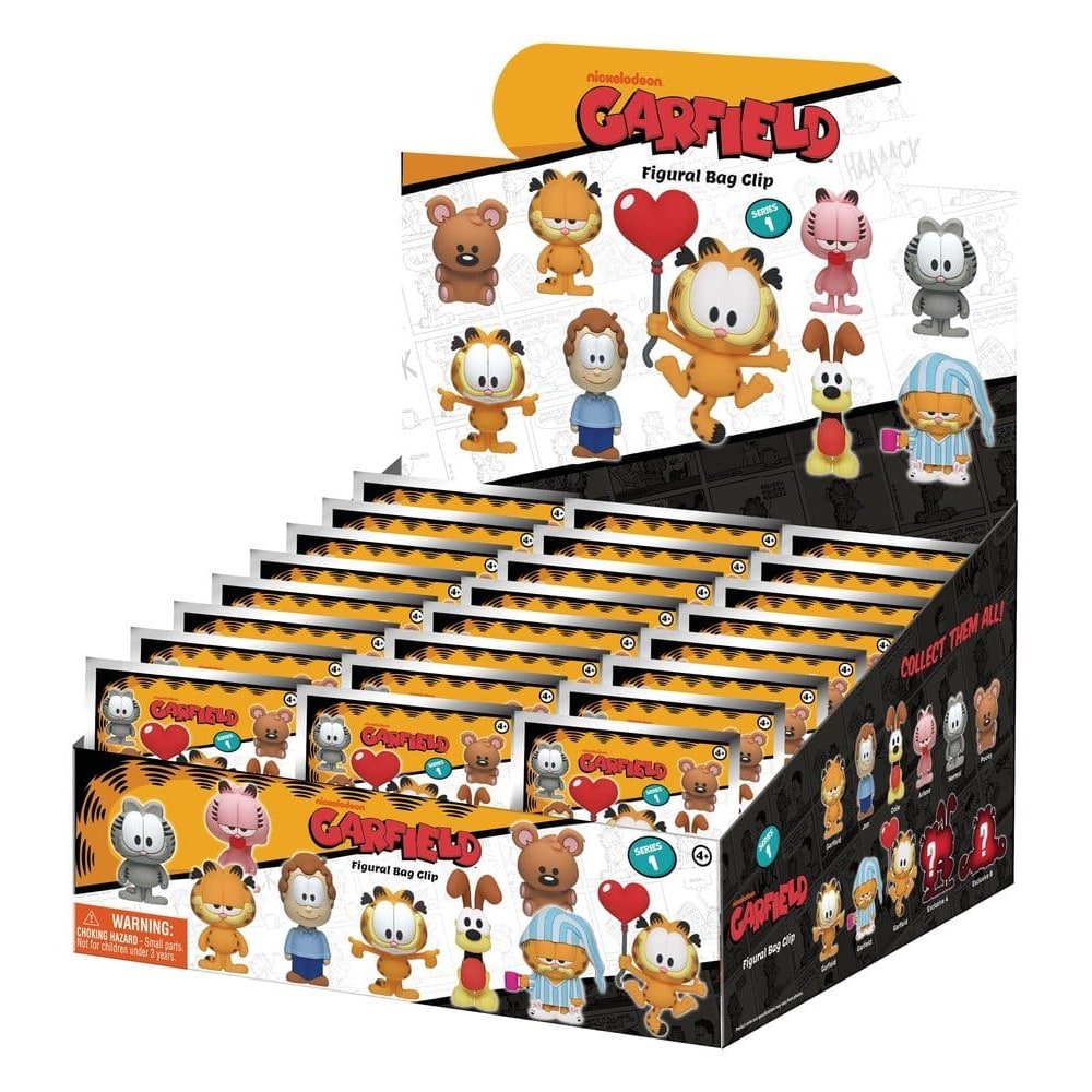 Garfield 3D présentoir porte-clés Série 1 (24) - garfield - Goodies