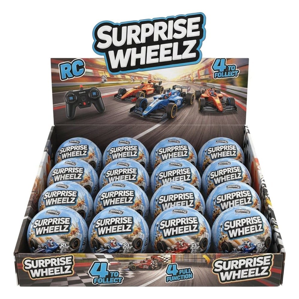 Gear2Play véhicule &nbsp;Blind Box Radiocommandé RC voiture Surprise Wheelz Disp - type-jouets
