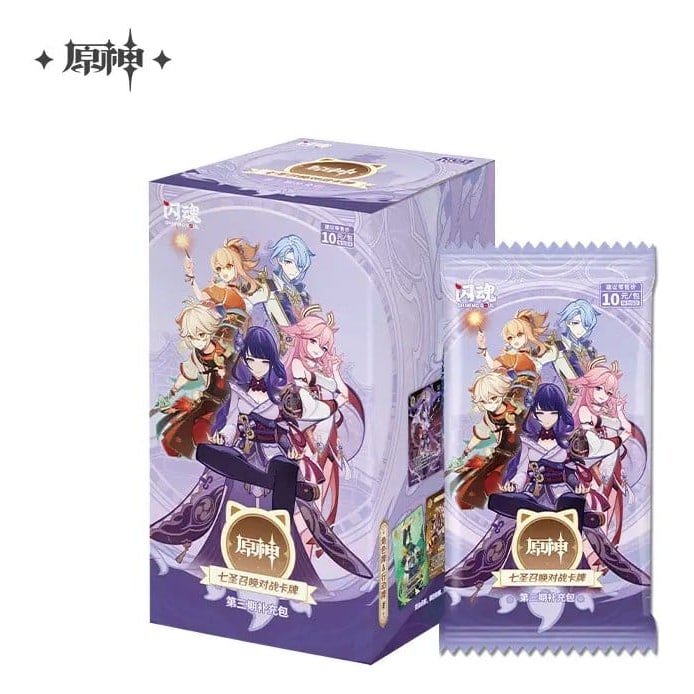 Genshin Impact Blind Box présentoir jeu de cartes à collectionner Series 3 (18) - Cartes à collectionner
