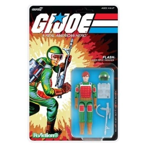 GI Joe Wave 07 figurine ReAction+ Flash (Comic) 10 cm