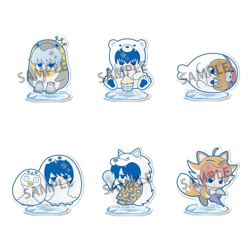 Gintama assortiment figurines acrylique Prince Hata & Animals of Ice 6 cm (6) - gintama - Goodies