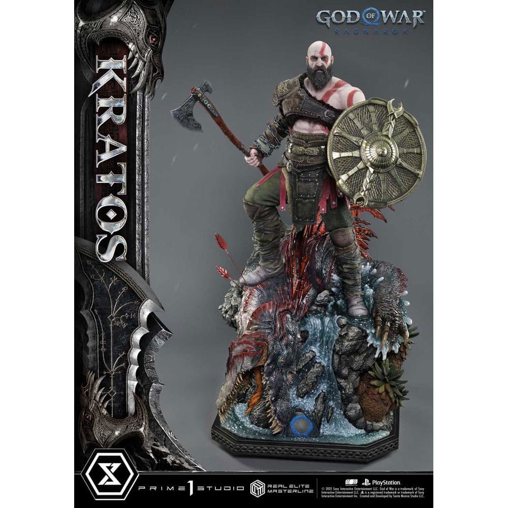 God of War: Ragnarok statuette Real Elite Masterline Series 1/3 Kratos Ultimate