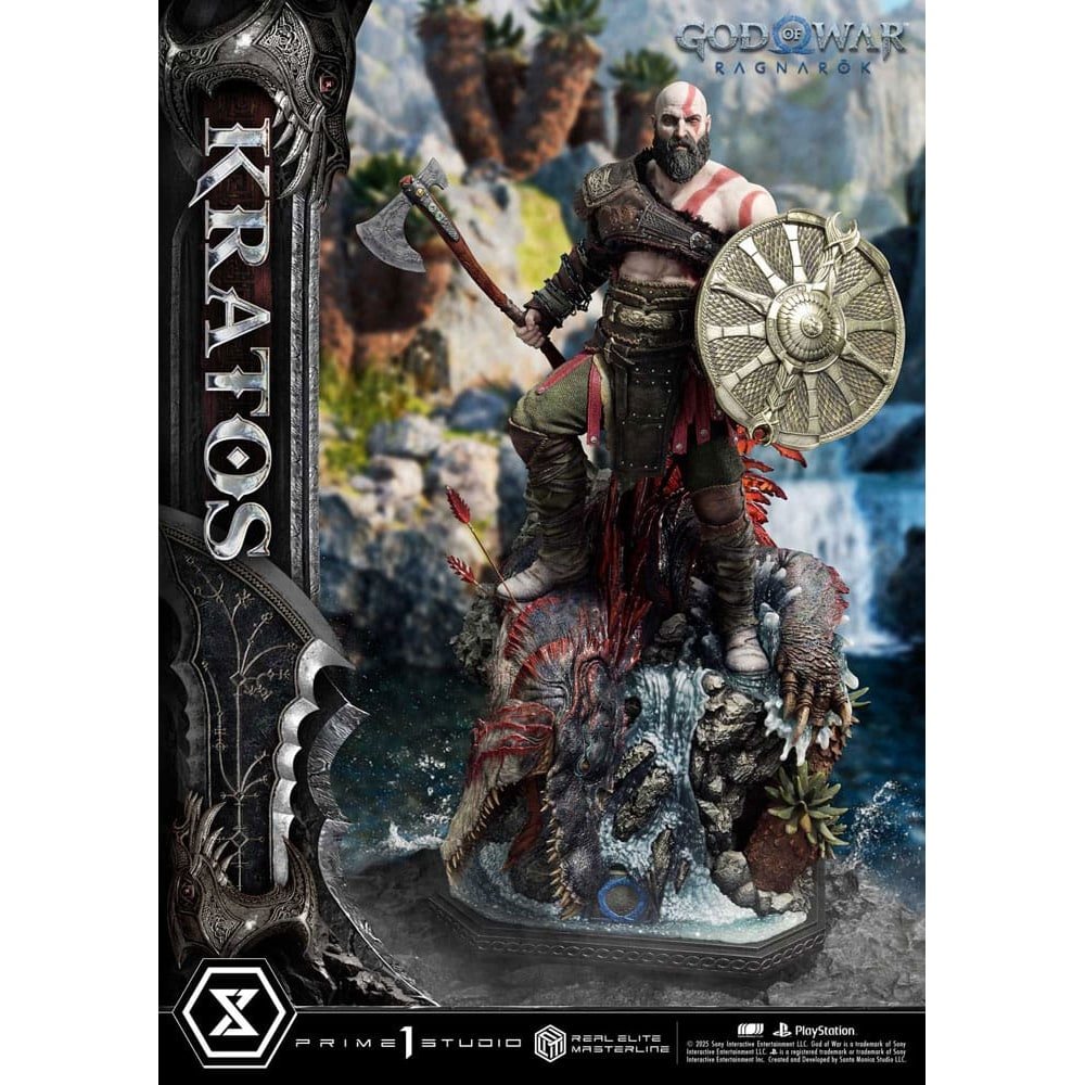 God of War: Ragnarok statuette Real Elite Masterline Series 1/3 Kratos Ultimate - God of War
