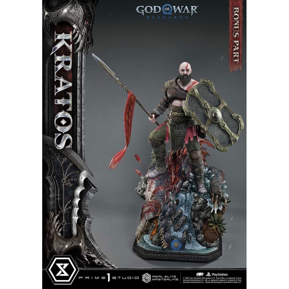 God of War: Ragnarok statuette Real Elite Masterline Series 1/3 Kratos Ultimate - God of War