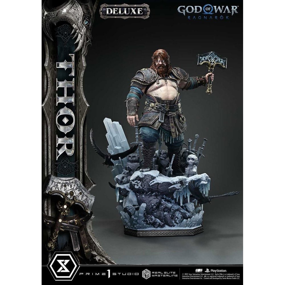 God of War: Ragnarök statuette Real Elite Masterline Series 1/3 Thor Deluxe Bonu - God of War
