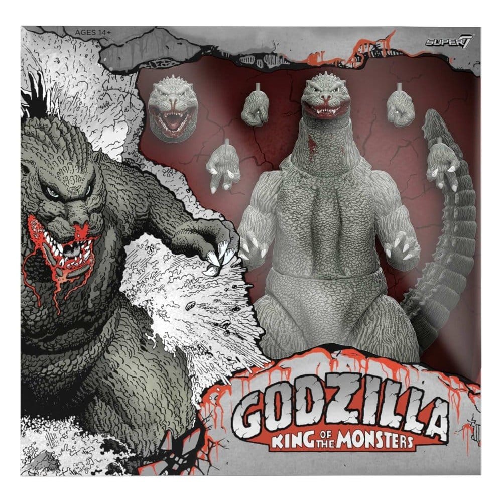 Godzilla (1989) Toho Ultimates figurine - Godzilla (Greyscale Comic Book - Thirs
