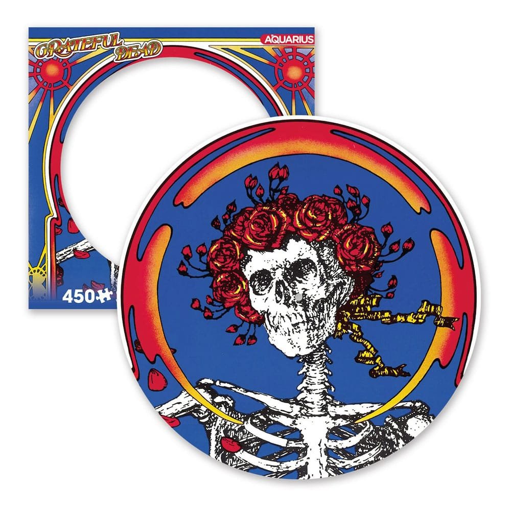 Grateful Dead: Skull & Roses 450 Piece Picture Disc Jigsaw Puzzle - Jeux de société & Plateau