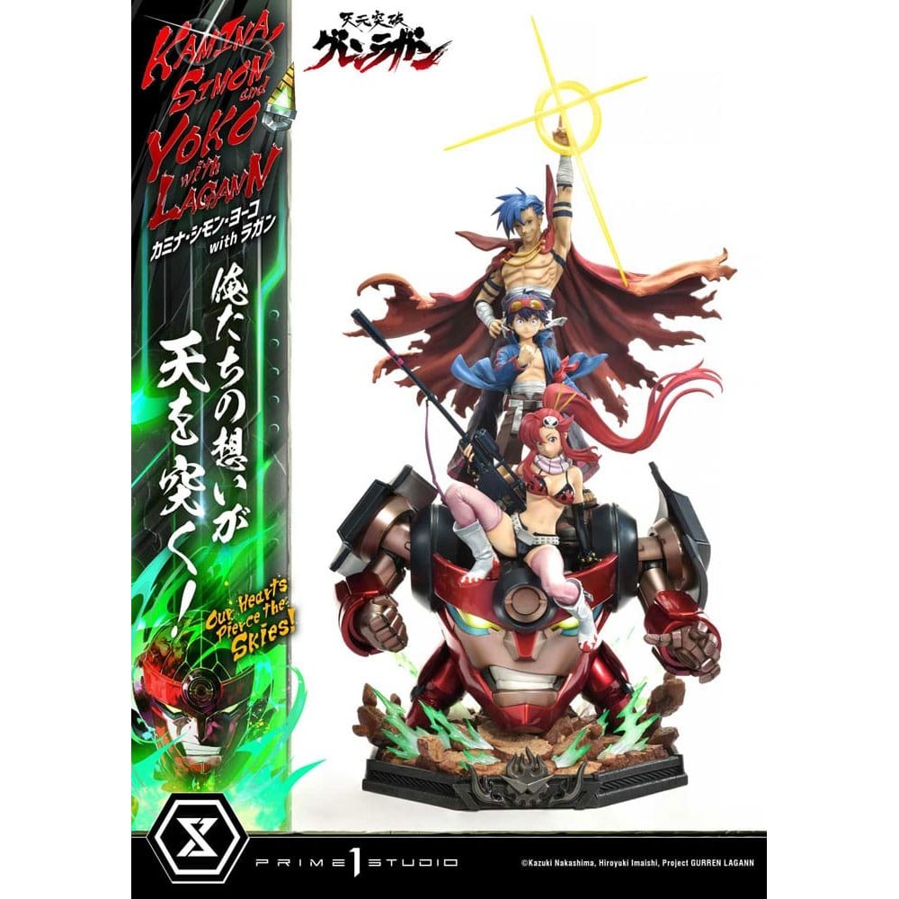 Gurren Lagann statuette Ultimate Premium Masterline Series 1/4 Kamina, Simon & Y - tengen-toppa-gurren-lagann - Goodies