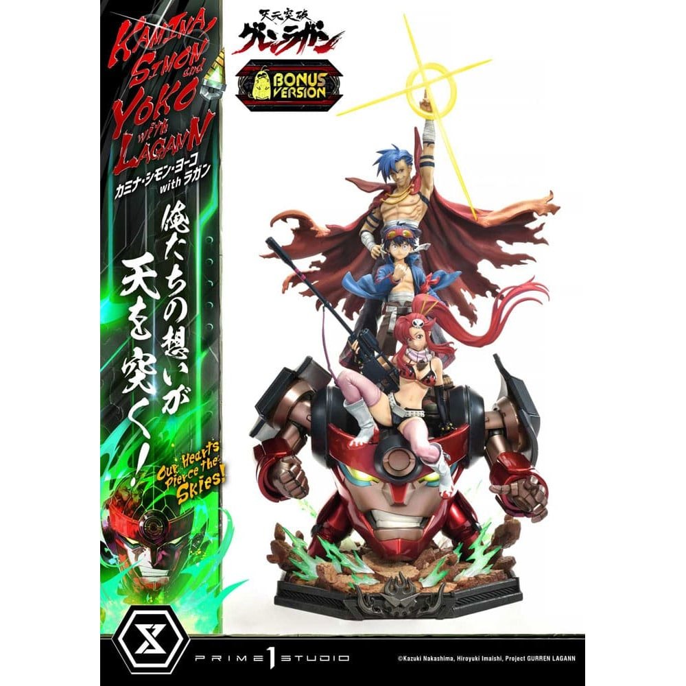 Gurren Lagann statuette Ultimate Premium Masterline Series 1/4 Kamina, Simon & Y - tengen-toppa-gurren-lagann - Goodies
