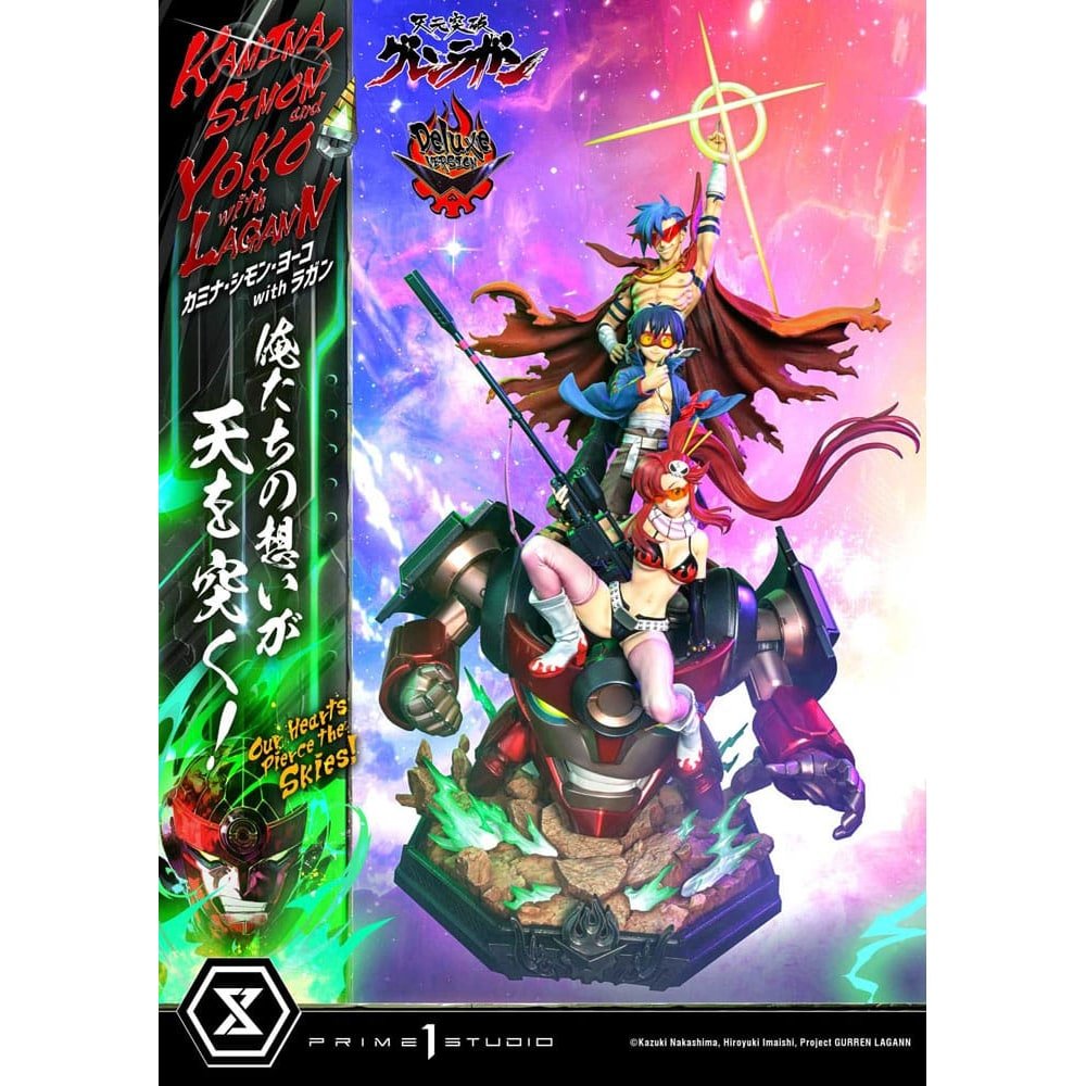 Gurren Lagann statuette Ultimate Premium Masterline Series 1/4 Kamina, Simon & Y - tengen-toppa-gurren-lagann - Goodies