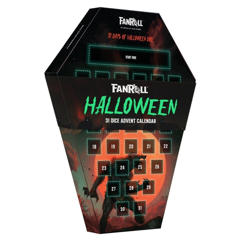 Halloween Calendrier de l'Avent 31 jours Dice Goblin Werewolf 2026 - type-calendriers
