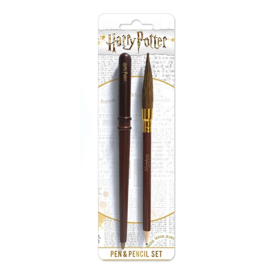 Harry Potter 2 set papeterie 2 pièces Wand & Broom