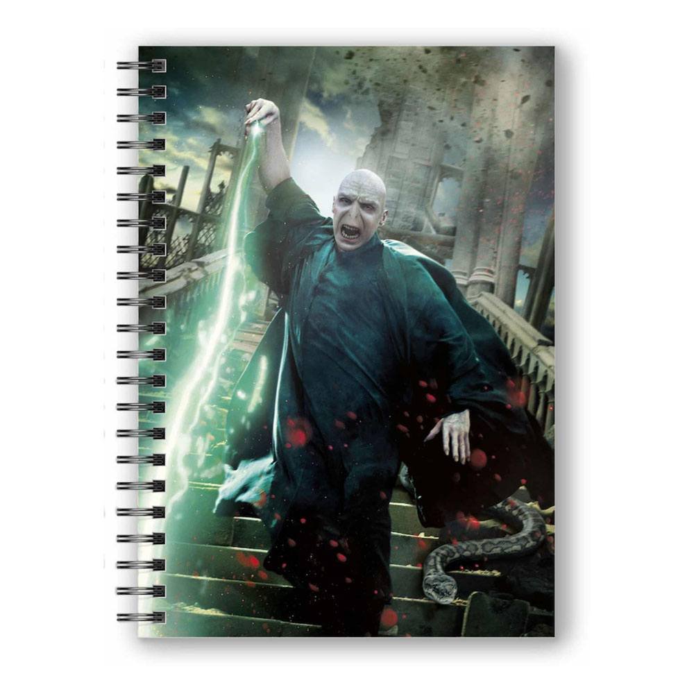 Harry Potter cahier effet 3D Voldemort Poster