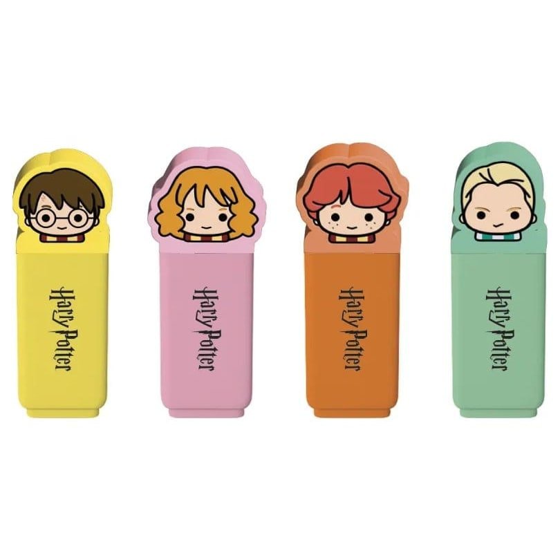 Harry Potter lot de 4 surligneurs avec capuchon