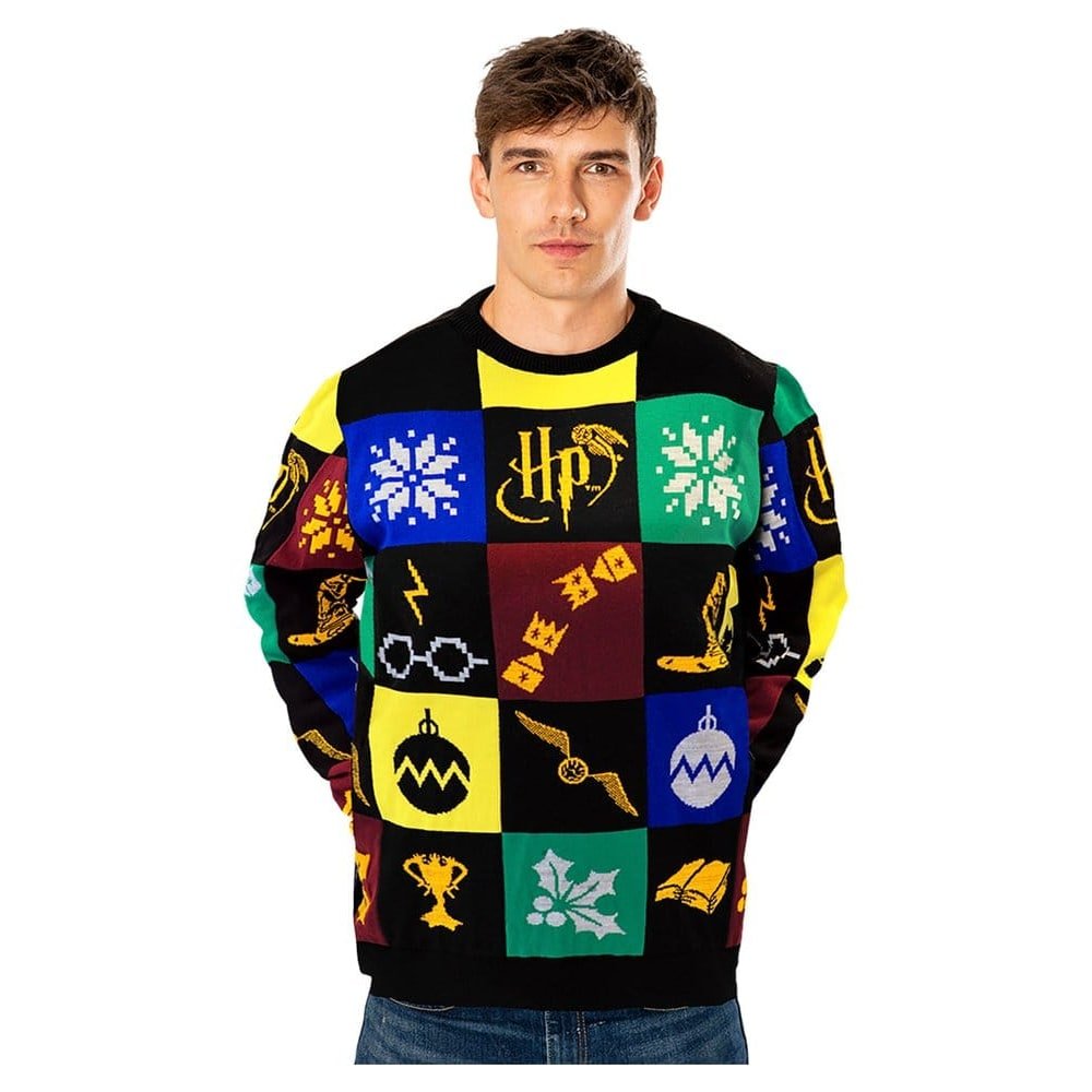 Harry Potter pull de Noël Deluxe Patchwork Knitted