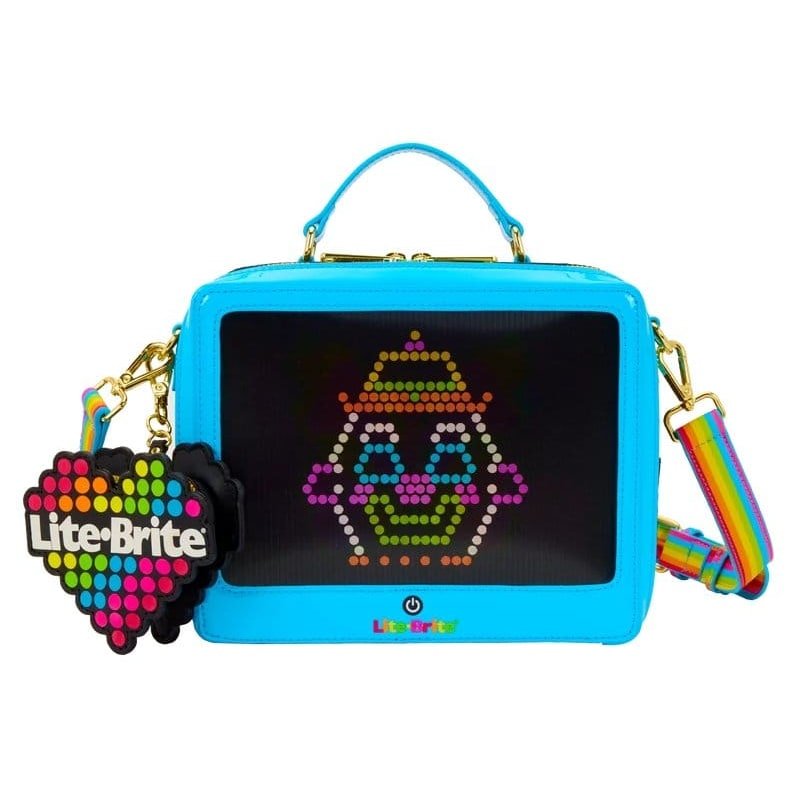 Hasbro by Loungefly Sac à bandoulière avec porte-monnaie Lite Brite - Hasbro