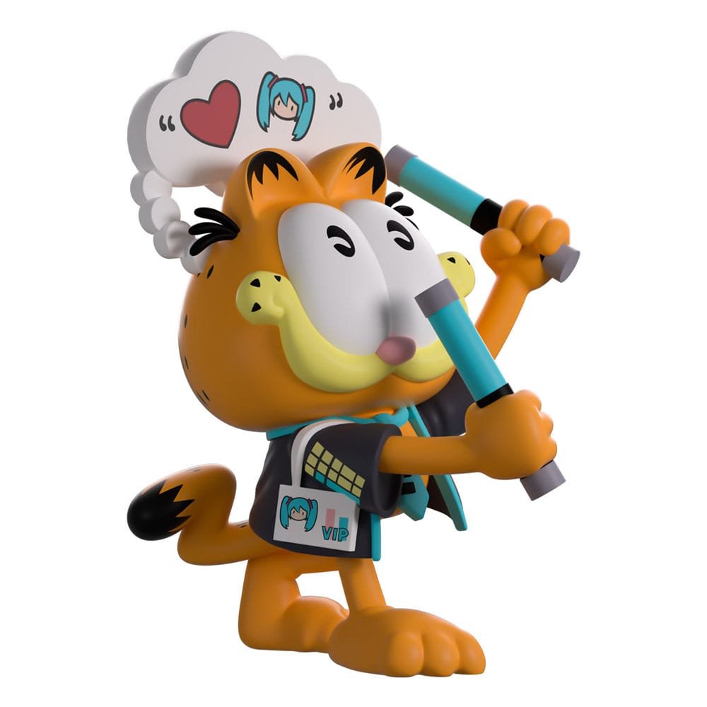 Hatsune Miku x Garfield Vinyl figurine Miku Concert Garfield 13 cm - Garfield