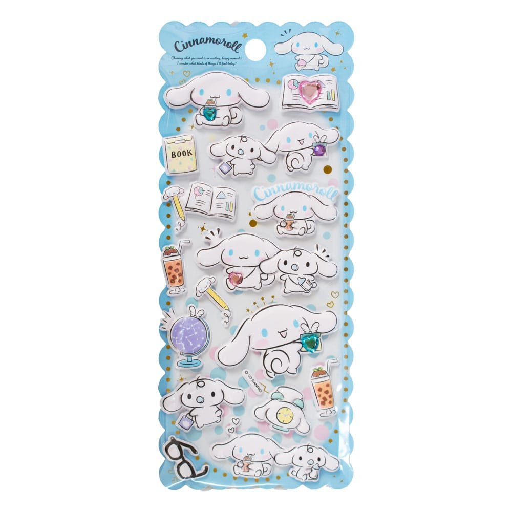 Hello Kitty and Friends Autocollants Cinnamoroll Puffy Assortiment (20) - type-patches-stickers