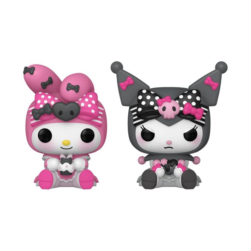 Hello Kitty pack 2 Vinyl My Melody & Kuromi 4 cm