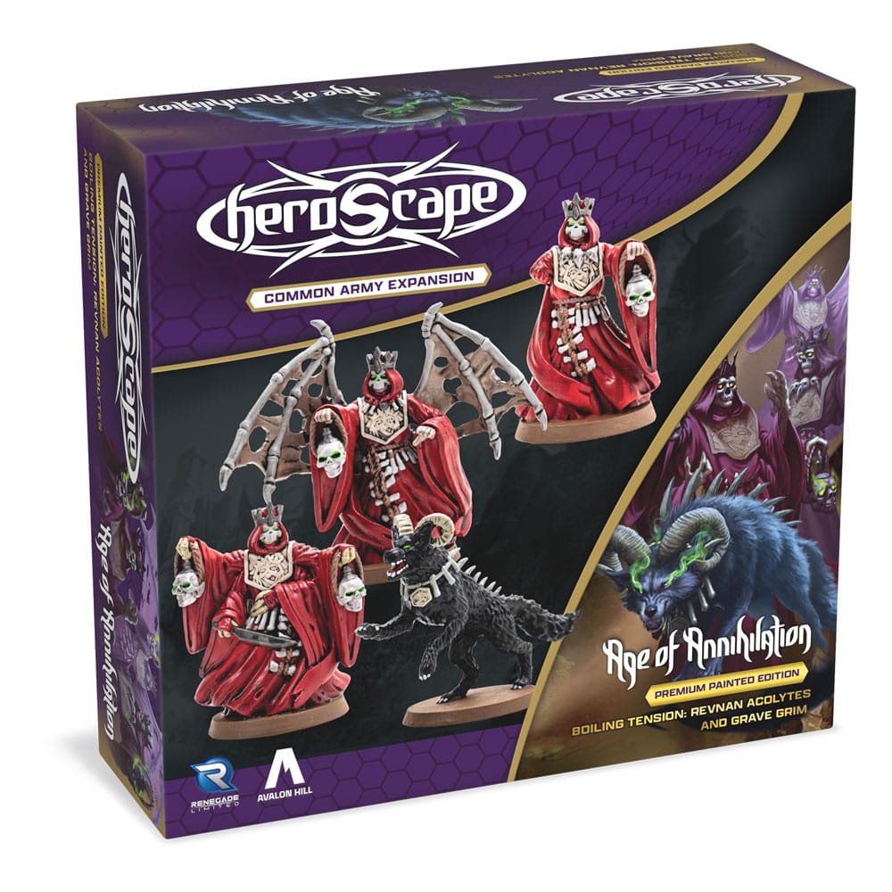 Heroscape Expansion de l'armée Boiling Tension: Revnan Acolytes & Grave Grim *AN - Heroscape