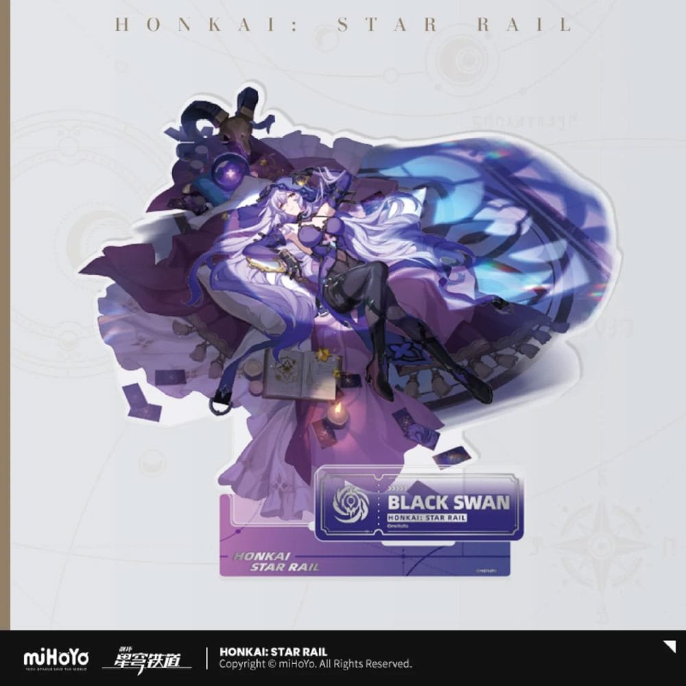 Honkai: Star Rail figurine acrylique Path of the Nihility Series Black Swan 19 c - Honkai: Star Rail