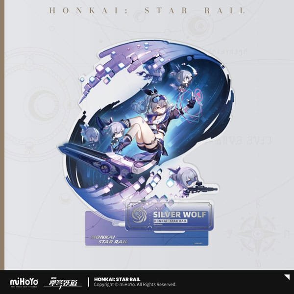 Honkai: Star Rail figurine acrylique Silver Wolf 17 cm