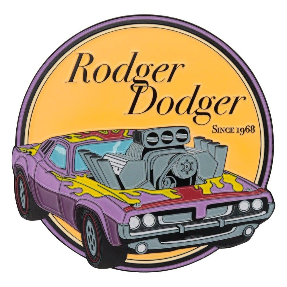 Hot Wheels médaillon Rodger Dodger Limited Edition - cat-objets-collection