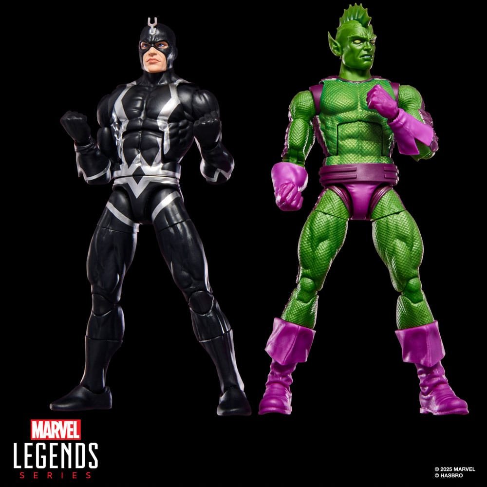 Inhumans Marvel Legends pack 2 figurines Black Bolt & Marvel's Triton 15 cm - type-action-figures-accessoires
