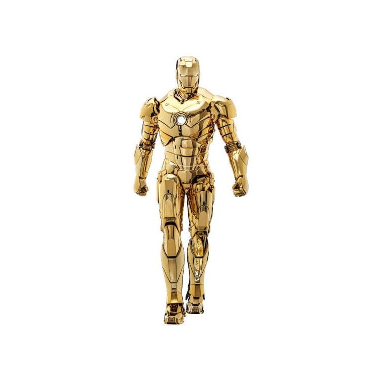 Iron Man figurine Movie Masterpiece Diecast 1/6 Iron Man Mark III (Gold Color Ve - type-action-figures-30-cm