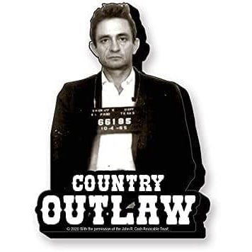 Johnny Cash: Outlaw Funky Chunky Magnet - cat-objets-collection