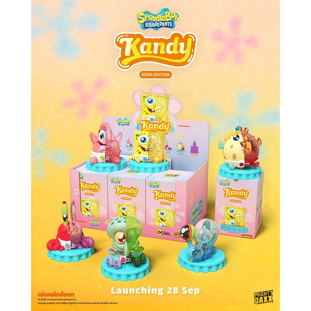Kandy x Sanrio présentoir Blind Box Kandy x Jason Freeny Collection Spongebob (S - Bob l´éponge