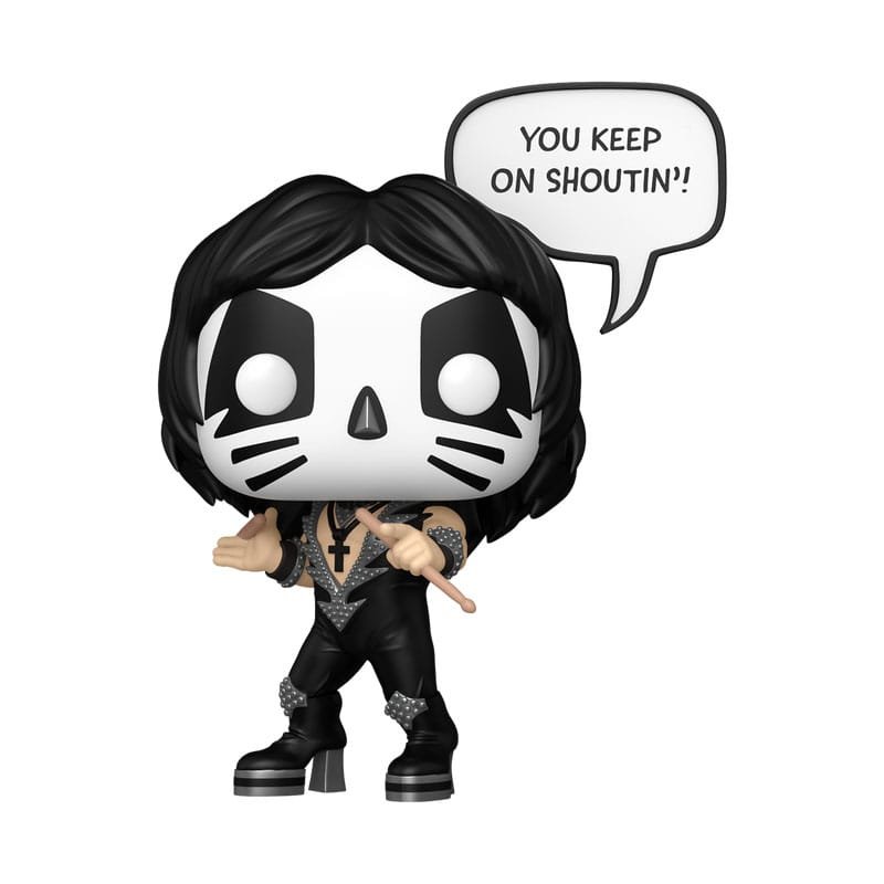 KISS POP! Sayings Vinyl figurine The Catman(R&R All Night) 9 cm - Kiss
