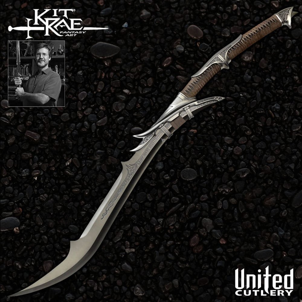 Kit Rae Swords of the Ancients épée Mithrodin: Dark Edition Fantasy Sword - fig-repliques