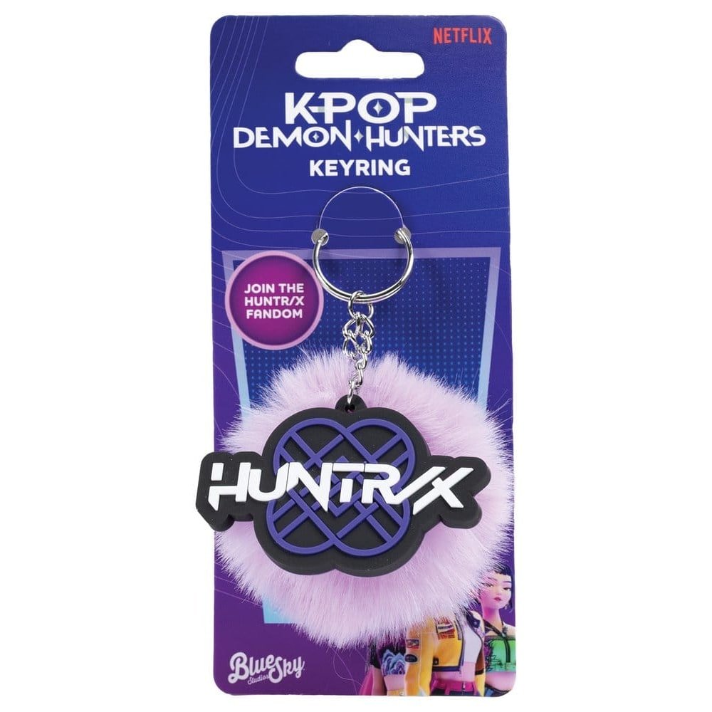 KPop Demon Hunters porte-clés Pom Pom Huntr/x