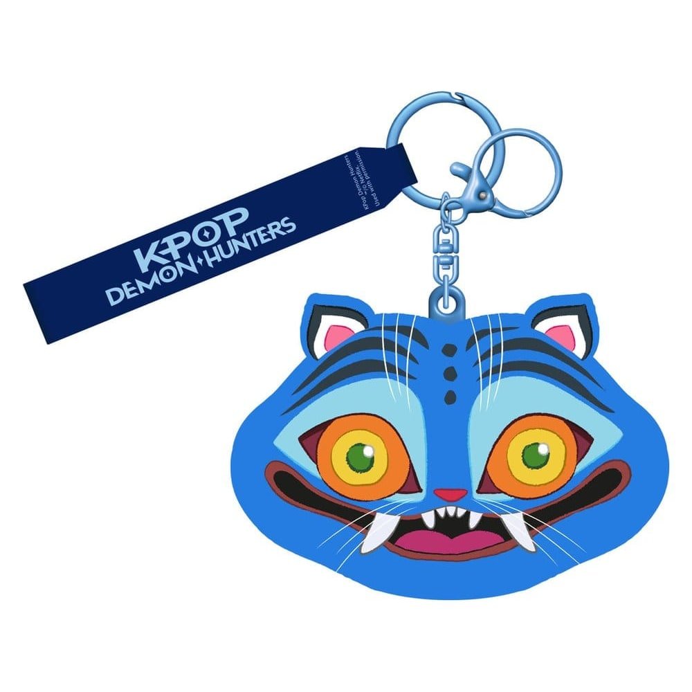 KPop Demon Hunters porte-clés silicone Derpy Tiger